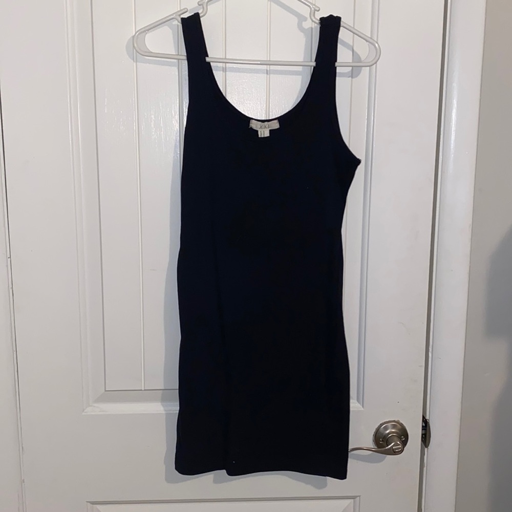 Black Tank Bodycon Dress Size Medium